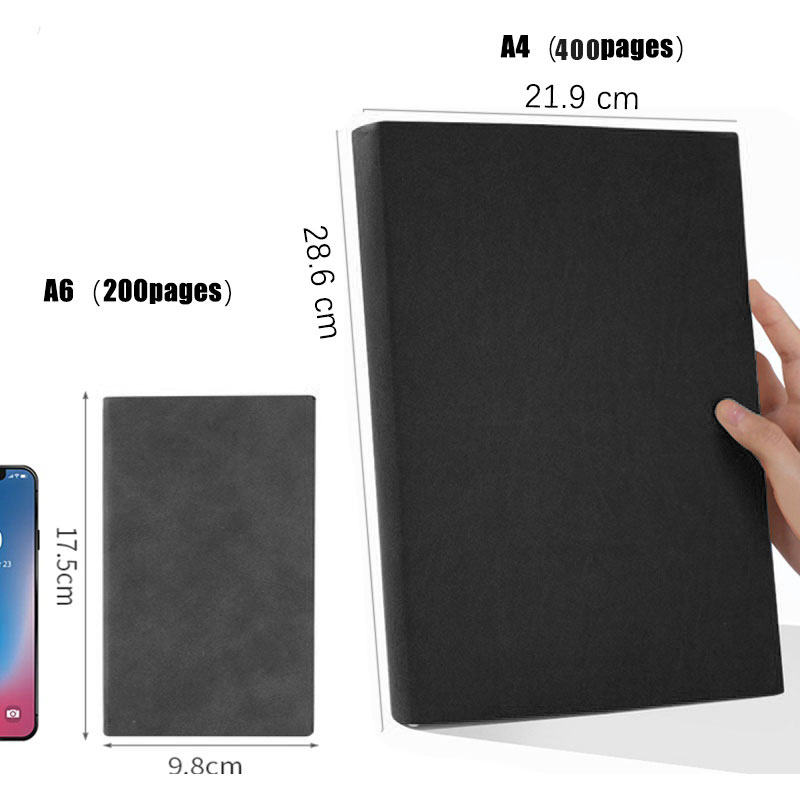 A4 A6 Notebook Thickened Large - Leather Work Notebook のレビューと価格