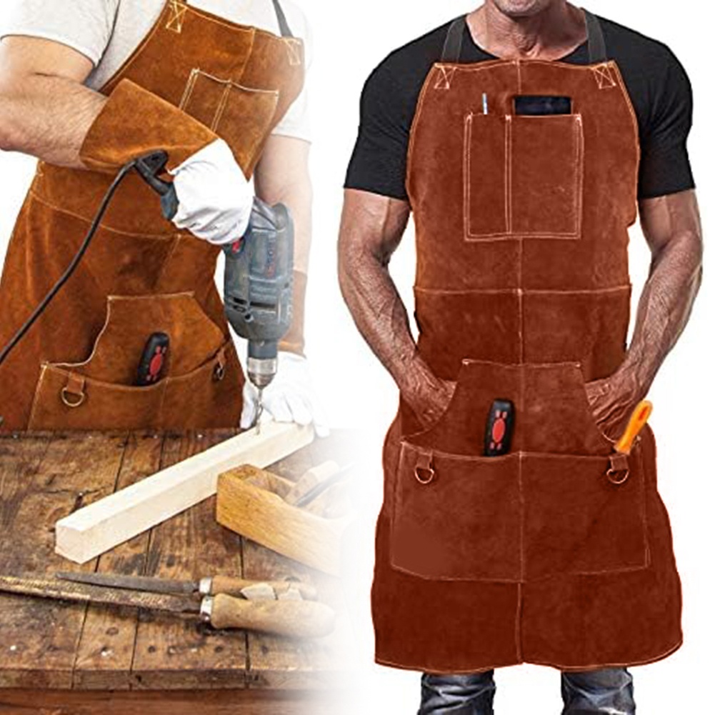 For Welder For Blacksmith Cowh - Leatherwork Apron のレビューと価格
