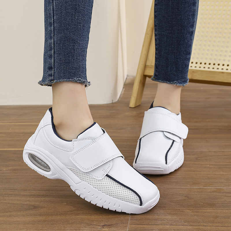Professional Pure White Nursin - Leather Work Flats Women のレビューと価格