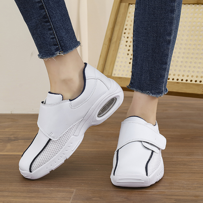 Professional Pure White Nursin - Leather Work Flats Women のレビューと価格