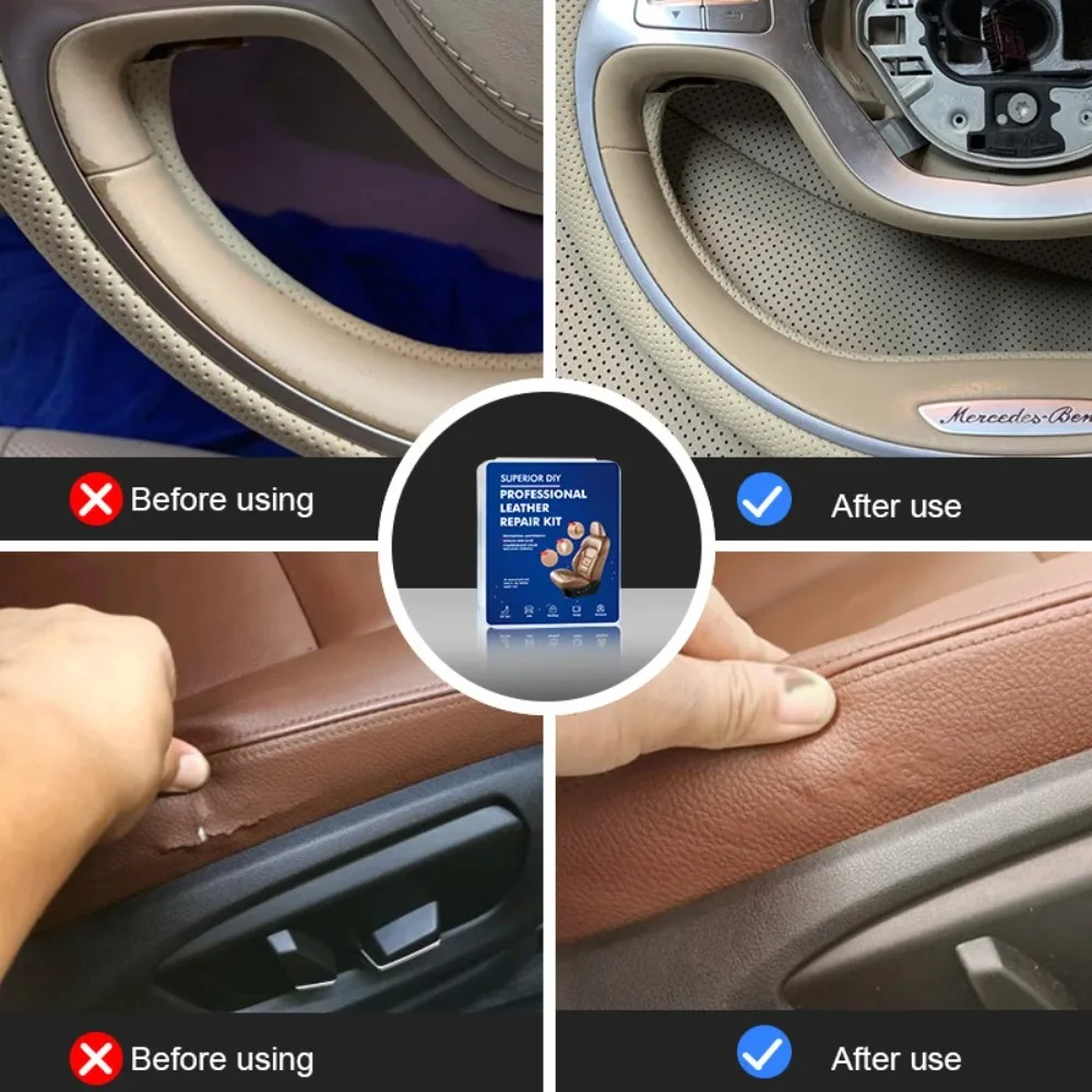 Car Leather Repair Tool Kit 7  - Leather Workshop のレビューと価格