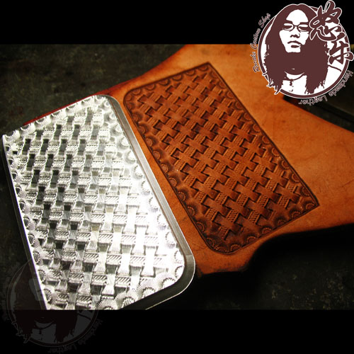 Woven pattern Hand-work unique - Unique Leather Work のレビューと価格