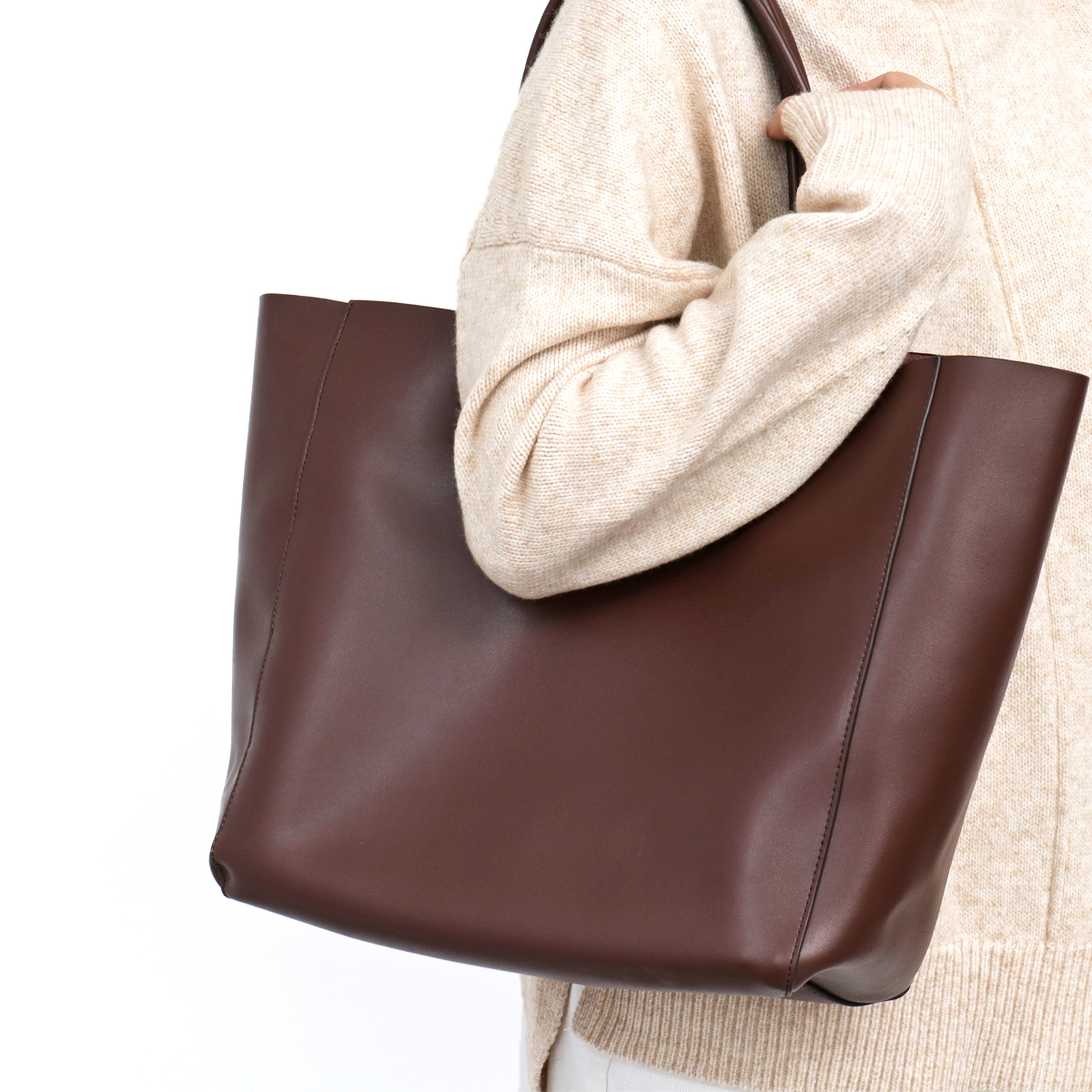 Large Capacity Tote Handbag fo - Leather Workshop のレビューと価格