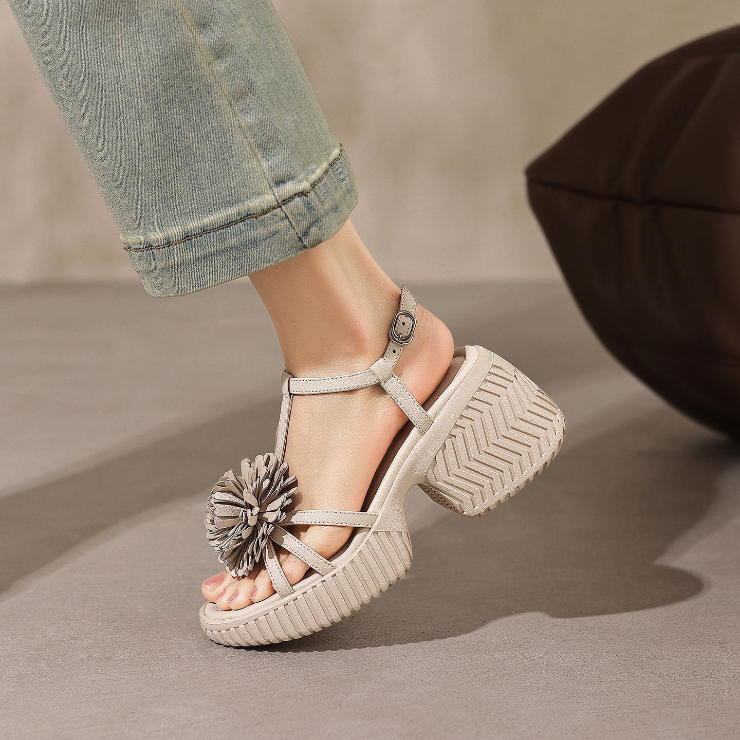 Genuine Leather Cowhide Women  - Leather Work Flats Women のレビューと価格