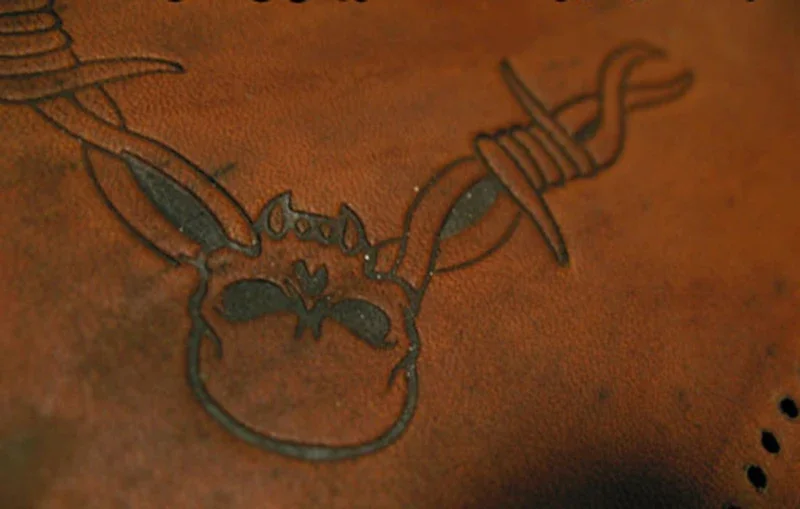 5pcs Thorns and skull pattern  - Unique Leather Work のレビューと価格