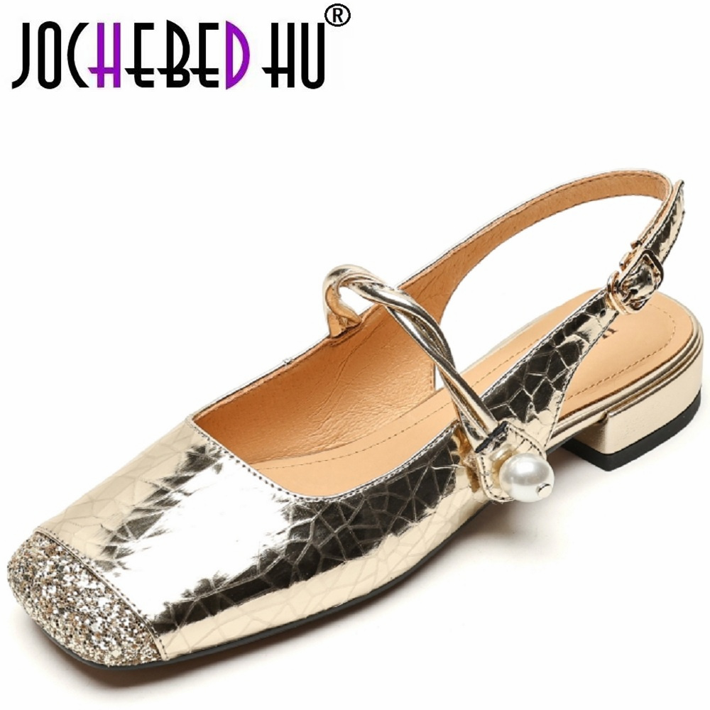 【JOCHEBED HU】Concise Women Fla - Leather Work Flats Women のレビューと価格