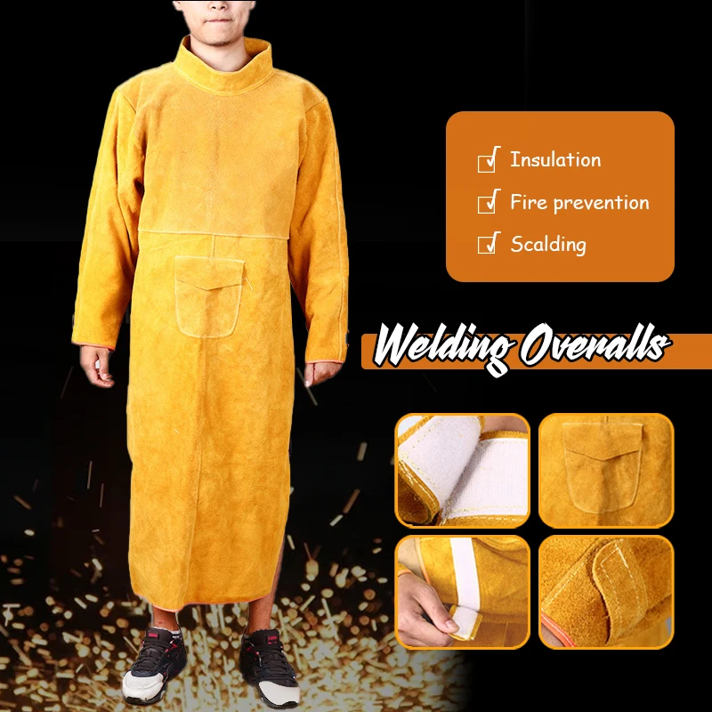 Cowhide Leather Anti-scalding  - Leatherwork Apron のレビューと価格