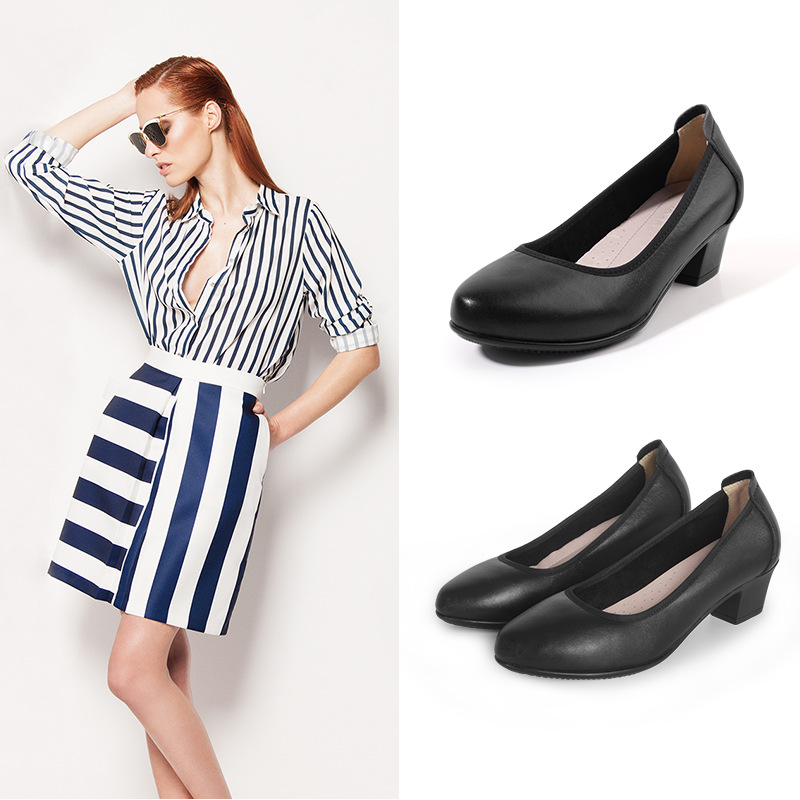 Work Professional Women's Shoe - Leather Work Flats Women のレビューと価格