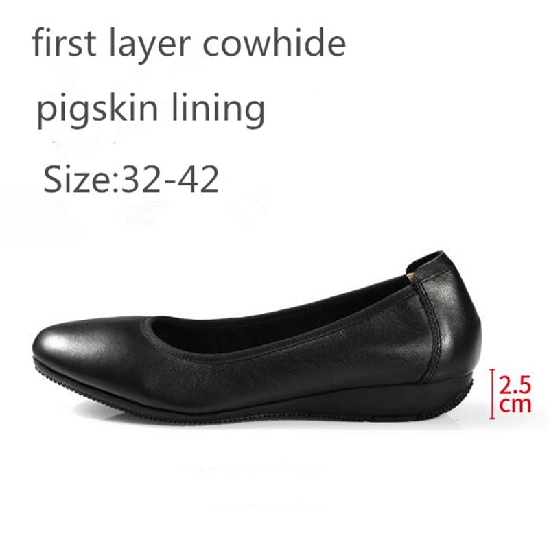 Work Professional Women's Shoe - Leather Work Flats Women のレビューと価格