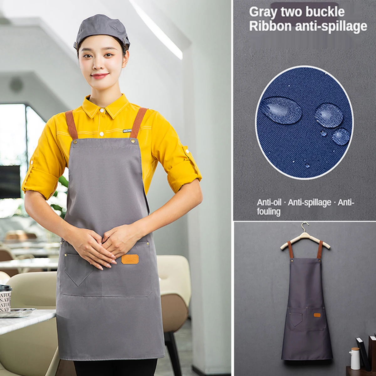 1pcs New Fashion Kitchen Apron - Leatherwork Apron のレビューと価格