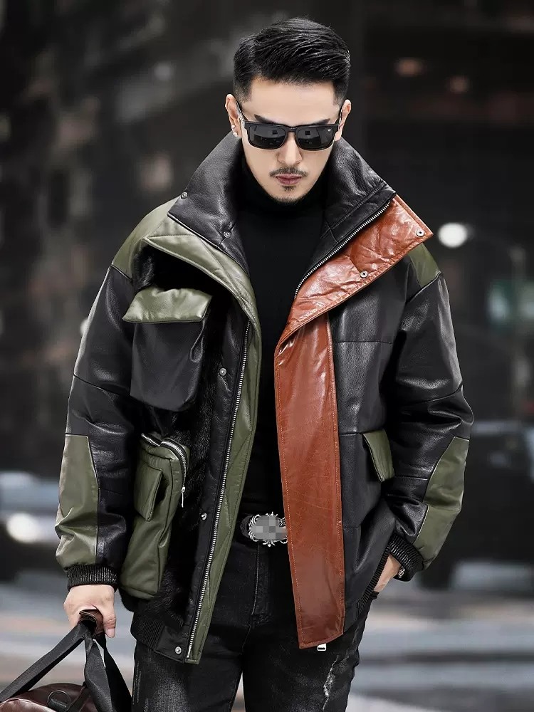 Big Pockets Work Down Jacket M - Leather Work Jacket Mens のレビューと価格