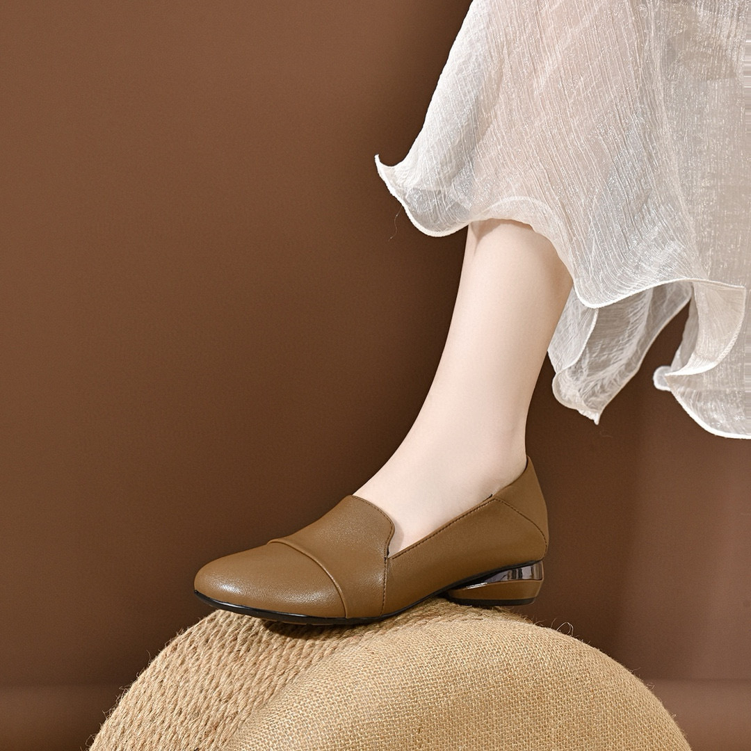 Women's shoes 2026 autumn low  - Leather Working のレビューと価格