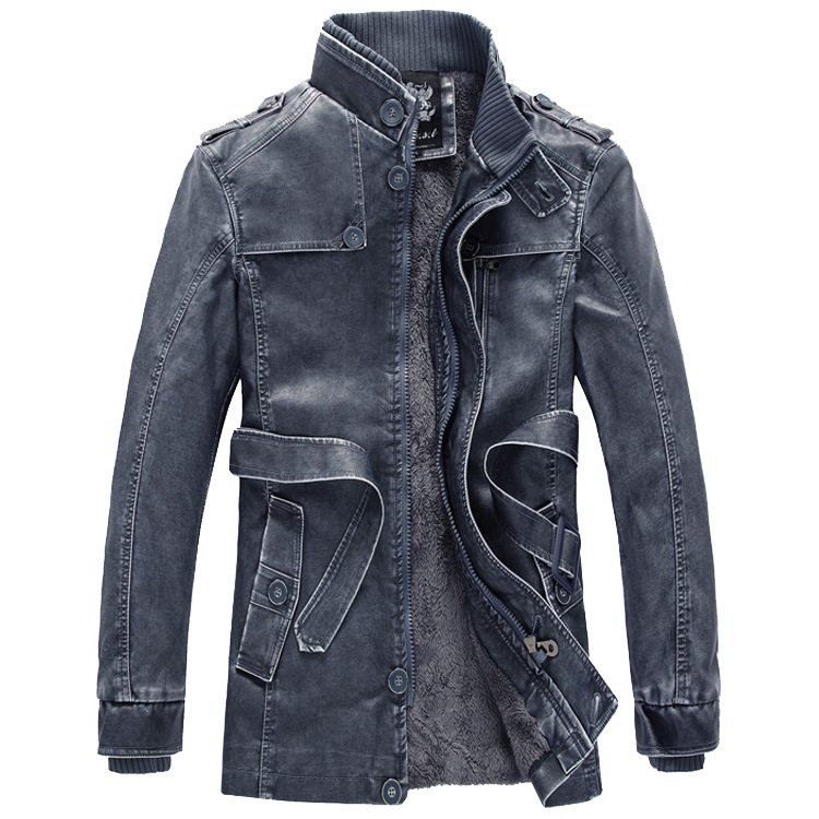 Autumn Motorbike Jacket Men's  - Leather Work Jacket Mens のレビューと価格