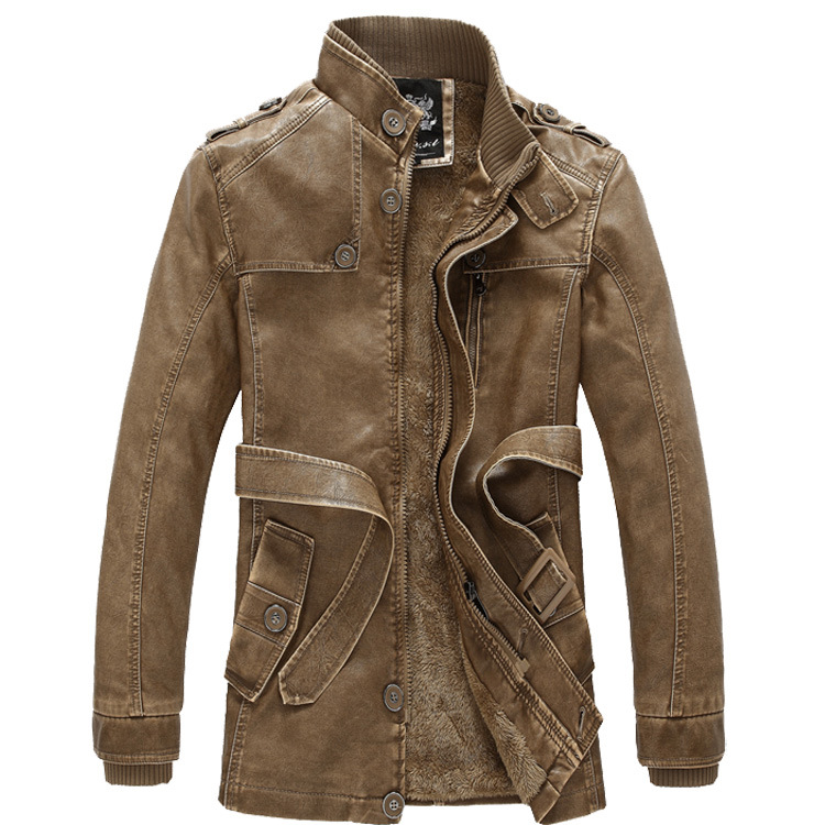 Autumn Motorbike Jacket Men's  - Leather Work Jacket Mens のレビューと価格
